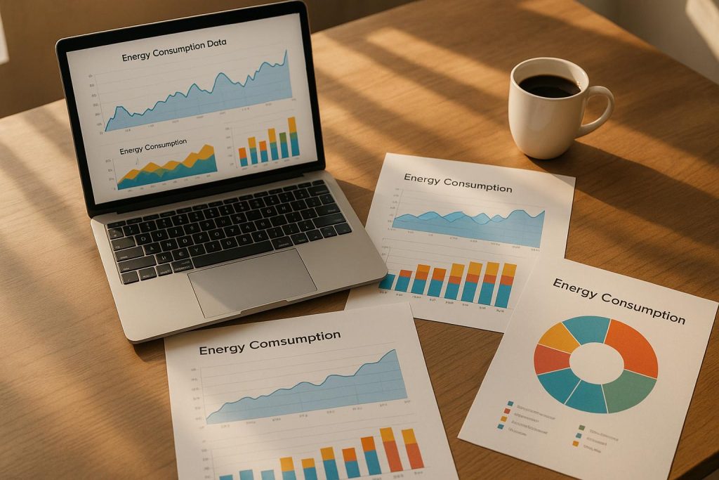 איך לנתח נתוני צריכת אנרגיה בעסק